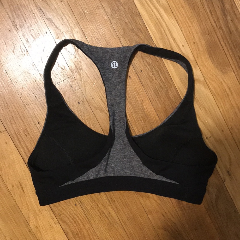 Lululemon Box It Out Bra Heathered Black, 6 - Picture 6 of 6